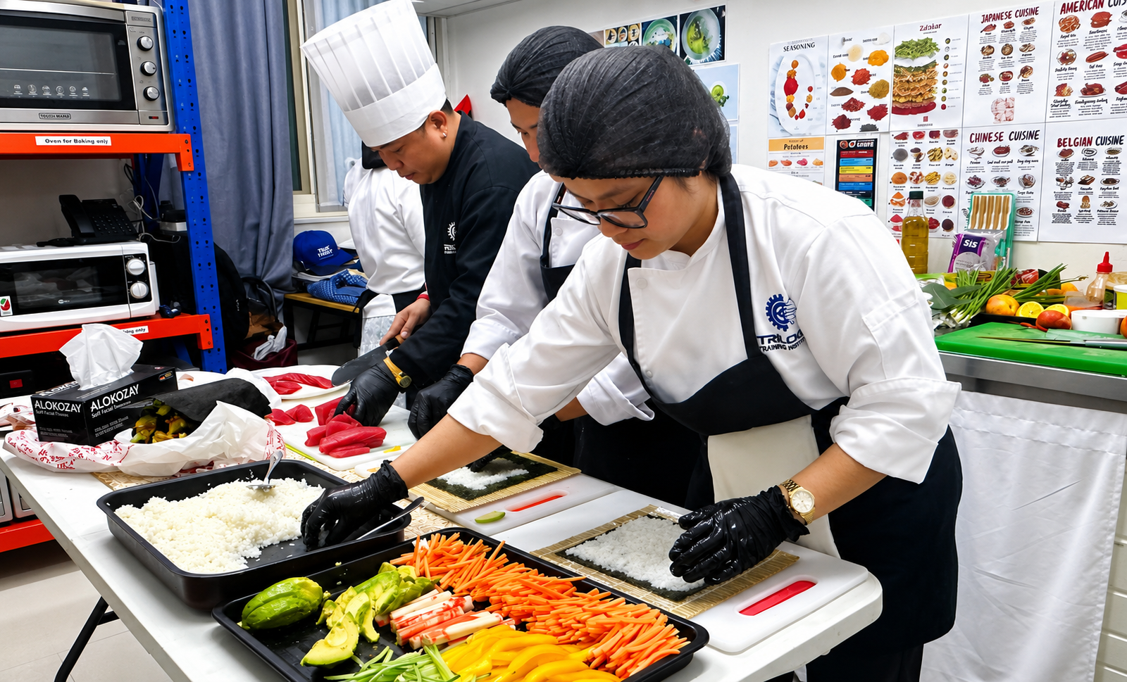 Culinary practical training